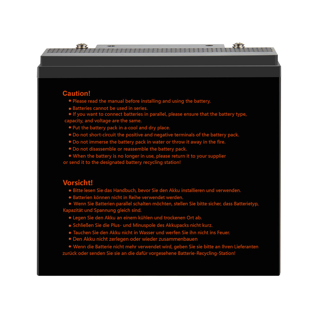 LiFePO4 12V 5Ah 60Wh Deep Cycle Battery VB046