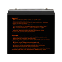 LiFePO4 12V 5Ah 60Wh Deep Cycle Battery VB046