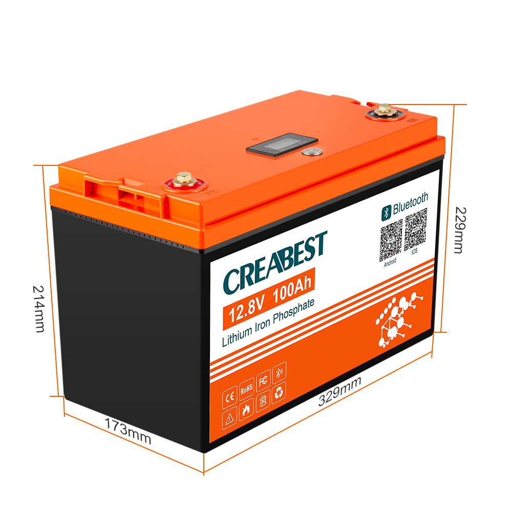 LiFePO4 Akku 100Ah 12,8V für Wohnmobil, Wohnwagen VB030 – Creabest